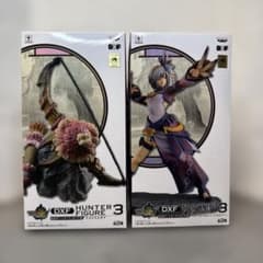 【ハンターガブルX・武器 2点セット】 モンハン　プライズ フィギュア ハンターガブルX・武器 2点セット】 モンハン プライズ フィギュア