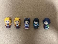 【鬼滅の刃】　ソフビフィギュア　5体のサムネイル