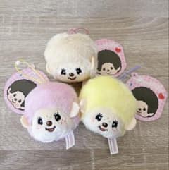 モンチッチ monchhichi フェイスマスコット ラウンドワン限定 3カラー