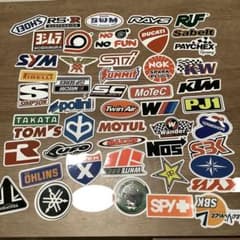 モータースポーツ ロゴステッカーセットのサムネイル
