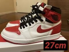 ナイキエアジョーダン1 ハイOG ヘリテージ　27cmのサムネイル