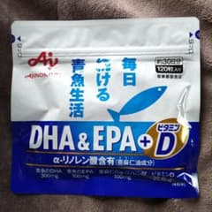 【味の素】DHA＆EPA＋ビタミンD 約30日分　1袋※新品・未使用のサムネイル