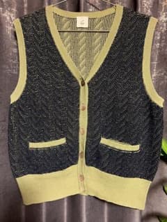 6 ROKU CABLE KNIT VEST ユナイテッドアローズのサムネイル