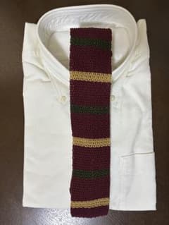 Ralph Lauren ニットタイ ボーダー柄 - 4