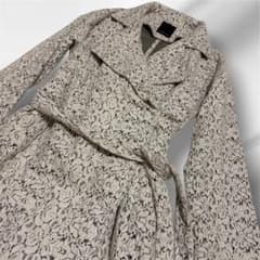 Little New York 総レース ロングコート M ベルト付のサムネイル