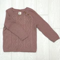 H&M ベビー セーター ピンク 80cmのサムネイル