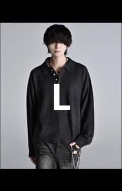 ADRER 7ゲージ コンフォート ニットポロ Black L - メルカリ