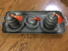 最終お値下げ！トルコのコーヒーセット（2脚）のサムネイル