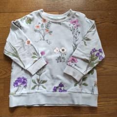 Thumbnail of ハッカキッズ　 花柄 長袖トレーナー　 100cm