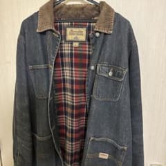River Edge デニムジャケット チェック裏地のサムネイル