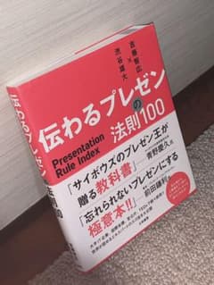 伝わるプレゼンの法則100のサムネイル