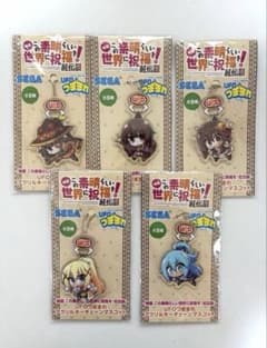 복숭아 * 창양 SEGA 이 국경 UFO 츠마마리 아크릴 키 체인 마스코트 5 개