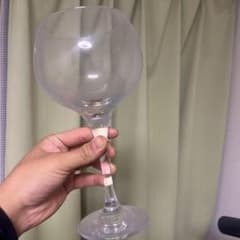 大きめ 透明 ガラス ワイングラスのサムネイル