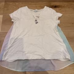 anyFAM 猫刺繍 Tシャツ 130cmのサムネイル