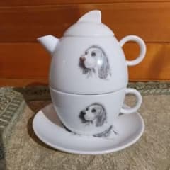 p&r design 犬 カップ&ソーサー ティーセット ビーグルのサムネイル