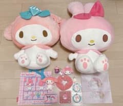 マイメロディ ぬいぐるみ マスコット キーホルダー まとめ売り 14点