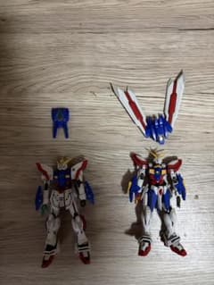 RG 1/144 ゴッドガンダム とRG 1/144 シャイニングガンダム組立済のサムネイル