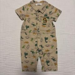 SLAP SLIP 恐竜柄 デニム風ロンパース 70〜80 男の子のサムネイル