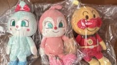 u*4様 アンパンマンミュージアム限定　アンパンマン コーデュロイ ぬいぐるみのサムネイル