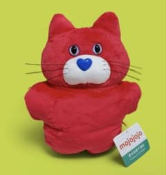 新品 mojojojo モジョジョジョ きゃらぱぺBIG ぬいぐるみ ねこ 赤のサムネイル
