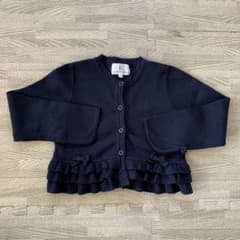【お値下げ】組曲　ポレロ　カーディガン　120 ネイビーのサムネイル