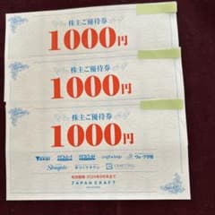 ジャパンクラフト ホールディングス 株主優待券のサムネイル