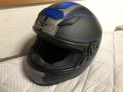 SHOEI Z7 FLAGGER フルフェイス ヘルメット Lサイズ 青/黒のサムネイル
