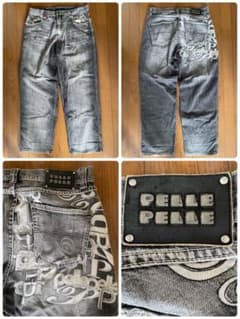 PELLE PELLE 刺繍 デニム HIPHOP B系 y2k w36 - メルカリ
