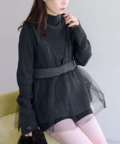kastaneチュールドッキングチュニックのサムネイル