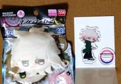 ダンガンロンパフェイスぬいぐるみキーホルダー　アクリルスタンド　狛枝凪斗