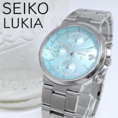 稼働 SEIKO LUKIA クォーツ クロノグラフ 腕時計 ラウンド 3針 稼働 SEIKO LUKIA クォーツ クロノグラフ 腕時計 ラウンド 3針 - メルカリ