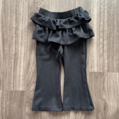 H&M フリル付きレギンス ブラック 92cmのサムネイル