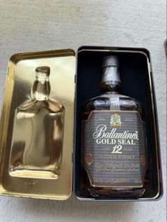 未開栓/1L/缶箱付]バランタイン 12年 ゴールドシール 1000ml 古酒