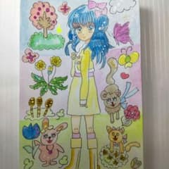 手描きイラスト1点物　硬質カード付 NO350のサムネイル