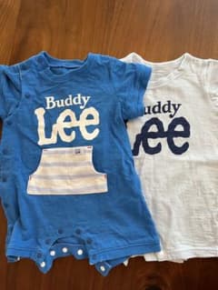 値下げ　Lee ロンパース　50-60cm 2枚セット　まとめのサムネイル