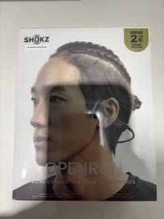 SHOKZ OPENRUN 骨伝導イヤフォン ブラックのサムネイル