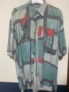 半袖　柄シャツのサムネイル