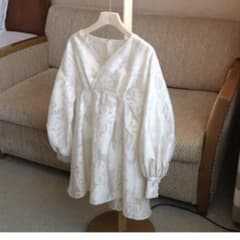 acka jacquard mini dress（white）のサムネイル