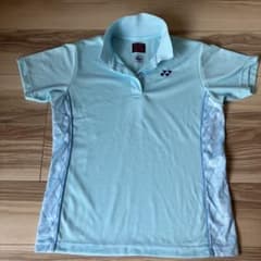 YONEX 水色 ポロシャツ JP Lサイズのサムネイル