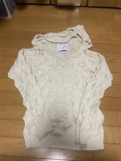 tryf様専用　AMACHINE ANCHOR ベージュ フード付きニットのサムネイル