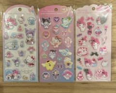 正規品　サンリオジュエルマシュマロステッカー　3枚セットのサムネイル