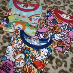 再。アンパンマン★Tシャツ３枚SET。90㎝のサムネイル