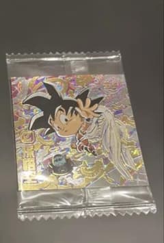 ［棚から田中様専用］孫悟空　ドラゴンボールウエハースシール「究極の願い」のサムネイル