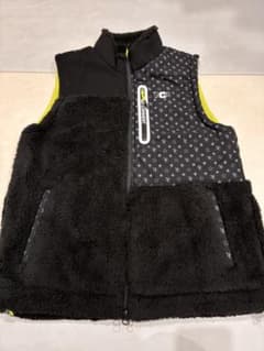 NO COMMENT PARIS ノーコメントパリ ボア切替ベスト 黒色 M - メルカリ