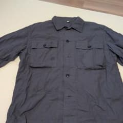GU 長袖シャツ グレー Lサイズのサムネイル