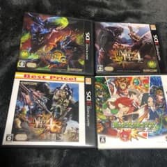 モンスターハンター モンスターストライク3DSソフト 4点セットのサムネイル