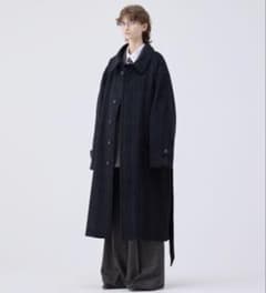 [soerte]ヘビーメルトンチェックシャギーコート サイズ2 soerte]ヘビーメルトンチェックシャギーコート サイズ2 - メルカリ