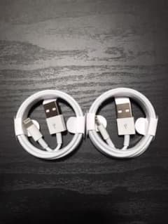 新品 iPhone ライトニングケーブル 2本　1m USB 充電器 純正品質 - 2