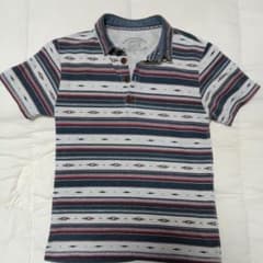 EXCUSE ネイティブ柄 ポロシャツ Lサイズのサムネイル