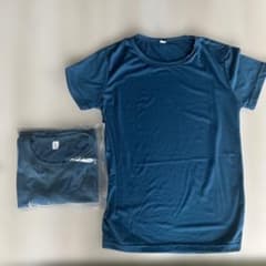 レディース半袖 無地 TシャツSサイズ2枚セット 接触冷感のサムネイル